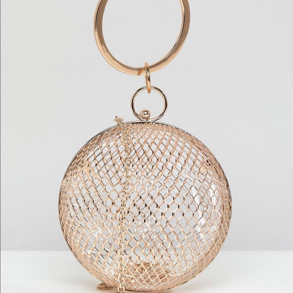 ASOS Cage Sphere Clutch Bag
